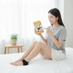 ( )일본 수입 발 뒷꿈치 각질 방지 밴드