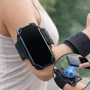 벨크로 핸드폰 손목 거치대 러닝 스포츠 운동 조깅 암밴드 맥세이프 자석 택배 배달 물류 대리기사 스트랩