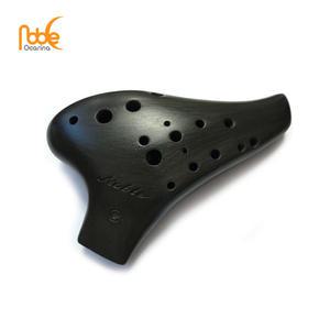 노블 오카리나 도자기-더블 알토 C 블랙-ALTO 더블 검정색