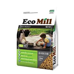 투펫 에코밀 15kg 중대형견 대용량 사료