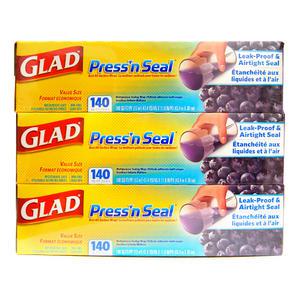 glad 글래드 식품포장용 프레스앤씰 매직랩 점보형 30cmx43.4m 3개