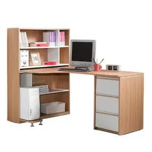 컨셉트 MU-801 E0 LPM h형 책상 책장 서랍장 세트 DF903056