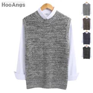 보카시후리 브이넥 니트조끼 OMWT-4509