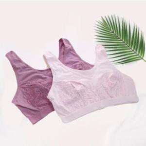 3XL 4XL 빅사이즈 면 스포츠브라 엄마 브라 노와이어