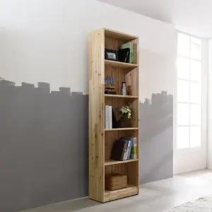 푸름 600 5칸 높은 원목책장