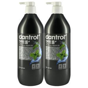 댄트롤 딥클린 박하솔트 샴푸 820ml 2개