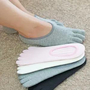 면100 순면 여성 발가락양말 덧신 항균 무좀 양말