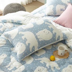 [샤이닝홈]샤르르 윈터베어 극세사 베개커버 50x70