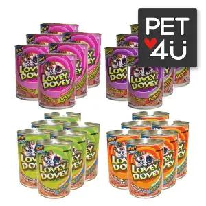 러비더비 강아지 간식 콤보 375gx24개입 대용량 강아지 캔 통조림 대형견 중형견 밥에섞어주는캔 다견가정