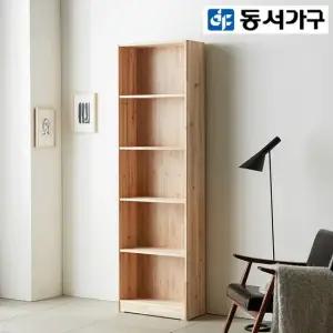 삼나무 원목 600 5단 오픈 책장 DF912059