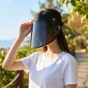 썬가드 자외선차단 썬캡 와이드챙 썬바이저 각도조절 UV차단 여름모자 골프 낚시 등산