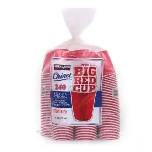 코스트코 테이크아웃 레드컵 240개 플라스틱 음료수컵 532ml