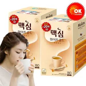 [동서식품][맥심] 화이트골드 커피믹스 400T/ (180T+20T X2 )