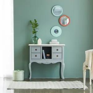 [퍼니프랑] 수입 유럽형 빈티지 엔틱가구 RG 46 안티 그레이 서재 책장 책꽂이