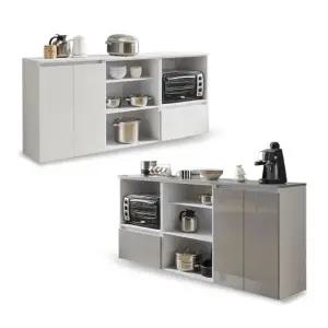 솔트 글로시 800 렌지대 수납장세트 mct010