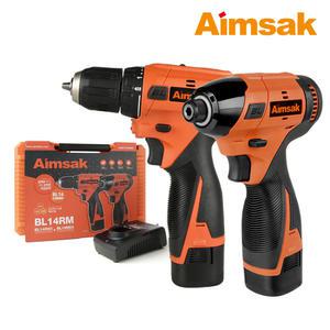아임삭 BL14RM 충전 드릴 임팩트 드라이버 콤보 세트