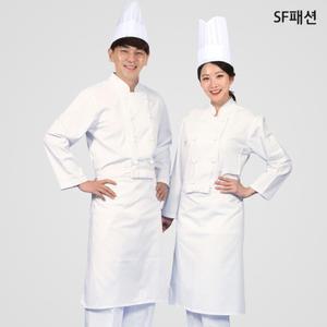 조리사 시험복 세트 조리복 상의 허리앞치마 L 종이모