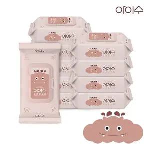 [아이수]아이수 브론몬스터 물티슈 캡형 70매 x 10팩