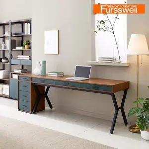 퍼스웰 시티 서랍형철재책상1800 서랍장세트 SG_090