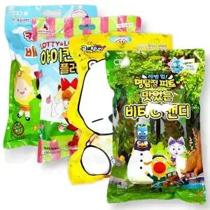 어린이 비타민 대용량 1000정 피트 핑크퐁 로티로리 뽀로로 캐리 캐치티니핑