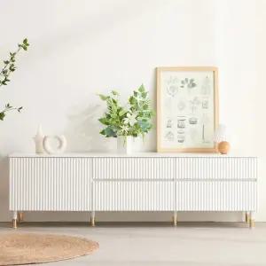 니콜 1800 템바보드 도어서랍형 거실장 ea