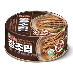 롯데 장조림 80g x48캔 / 밑반찬 국산 돼지고기 통조림 캔