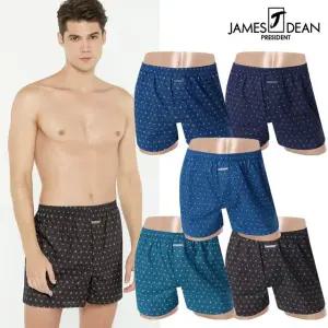 [제임스딘] 남성팬티 T01 트렁크 5종세트 남자속옷 빅사이즈