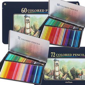 [오피스스쿨] 문화 일반색연필 2종 60색 72색 /틴케이스 색연필/ 미술도구