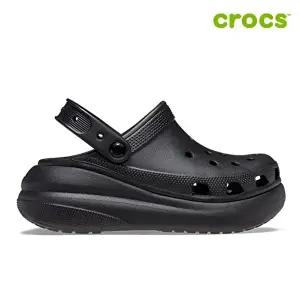 [크록스][크록스 정품] 클래식 크러쉬 클로그 공용샌들 207521-001