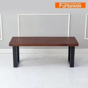 퍼스웰 로딘 장미목원목 우드슬랩 3인벤치의자 RV_125