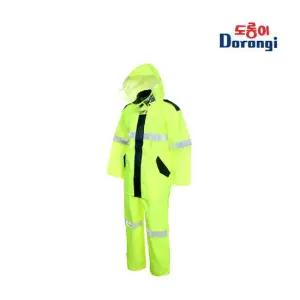 도롱이 우의 AJ-8001 형광색 투피스 상하의