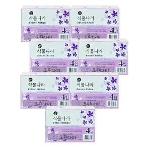 식물나라 비누 라벤더 릴랙싱 90g x4입 x7개(총28개)