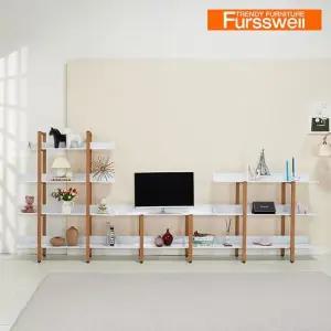 퍼스웰 룸인 책장겸 진열장 수납장 수납선반 세트 DZ_032