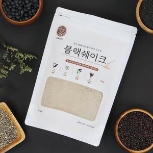 [현대농산]찌고 열풍으로 볶은 국산 블랙쉐이크 선식 450g 서리태 흑임자 찰흑미 흑보리 미숫가루