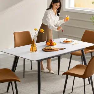 윌데코 프리미엄 세라믹 식탁세트 4인용 (의자 포함) 대리석 식탁 모던 인테리어 식탁세트