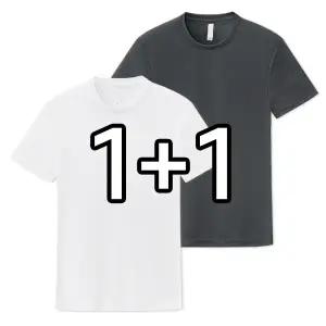 [하프클럽/엠엔씨]1+1 남녀공용 라이트쿨링 반팔티 (MDBT136TS)