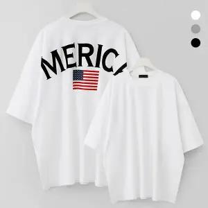 [하프클럽/엠엔씨]박스핏 메리카 반팔티 (MDBT114NT)