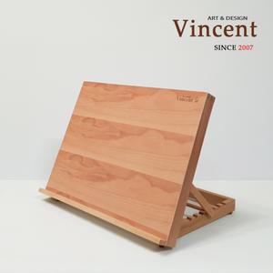 빈센트 테이블이젤 VC-T400(보드형) 접이식 책상이젤 탁상용 책상용 원목 그림받침대