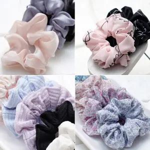 꼬마또래 (국내제작) 미니 헤어스크런치 곱창끈 밴드 똥머리 슈슈 머리고무줄