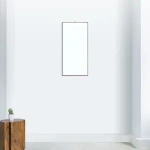 인테리어 벽거울 사각 우드 프레임 벽걸이 전신거울 현관 교실 학교 대형 거실