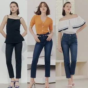 [뱅뱅]여성 릴렉스 시그니처 데님 3종