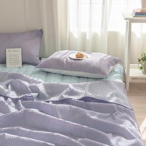 아르페지오베이직 틴즈 블루 시어서커 여름 홑이불, Q, 180X205