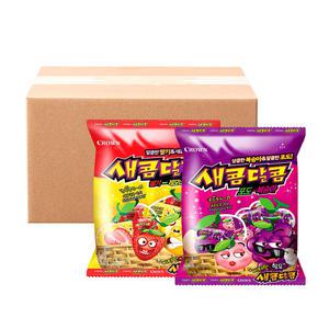 크라운 새콤달콤 200g 20개 / 포도복숭아 딸기레모네이드