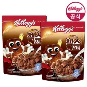 켈로그 시리얼 오곡 첵스초코 1200g x 2개