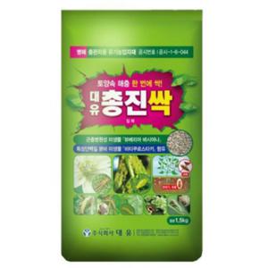 대유 총진싹 입제 친환경 토양 살충제 백강탄 식물 총채벌레 진딧물 뿌리파리 약 1.5kg , 3kg