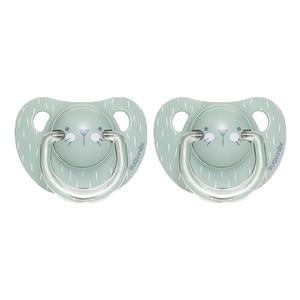 스와비넥스 휘게 아나토미컬형 쪽쪽이 2단계 실리콘 위스커 민트, 2개