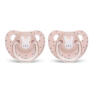 스와비넥스 휘게 침독예방 아나토미컬형 쪽쪽이 3단계 실리콘 래빗 핑크, 2개