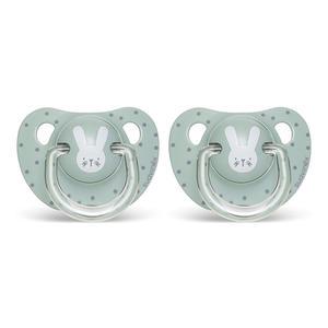 스와비넥스 휘게 침독예방 아나토미컬형 쪽쪽이 3단계 실리콘 래빗 민트, 2개