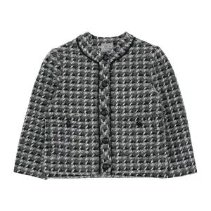 [대구백화점] [빈]아동 블랙 그레이 울 체크패턴 자켓(BX62JK02BK)