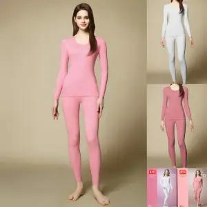 BYC 할머니내복 여성 순면 면100 겨울 보온 내의 상하 세트